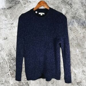 Jachs Girlfriend Blue Ribbed Sweater
